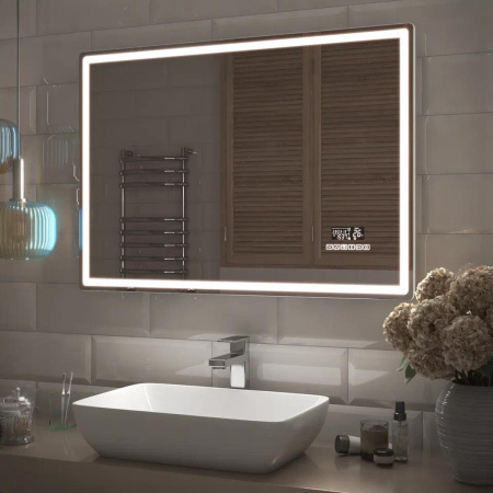 Зеркало VIGO Geometry Media voice 1200