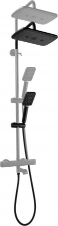 Душевая система FILARETE FL2050 с термостатом (Черный матовый)