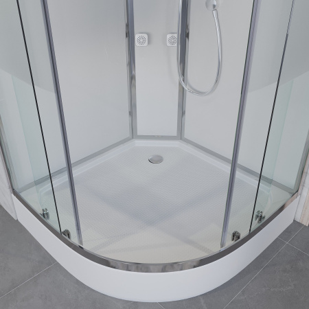 Душевая кабина Niagara Ultra NG-3012-01 (120х120х220) низкий поддон(16см),стекло матовое,4 места