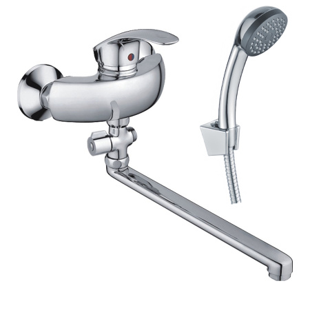 Смеситель для ванны Cron CN2121, хром