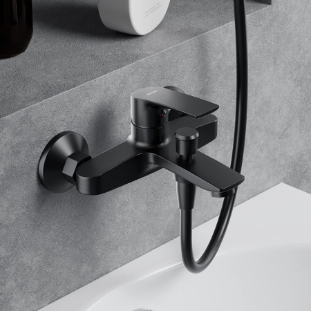 481000300 Eclipse 2.0, Смеситель для ванной и душа AM.PM, черный