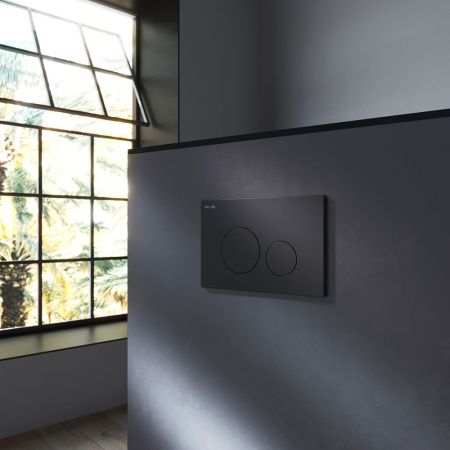 IS49038.701700MB Инсталляция с клавишей Pro L чёрн матовый с подвесным унитазом Spirit V2.0 FlashClean черн мат