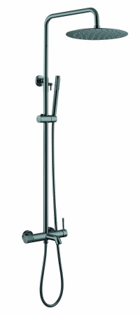 Душевая стойка Boheme Uno 468-SGM shine gun metall