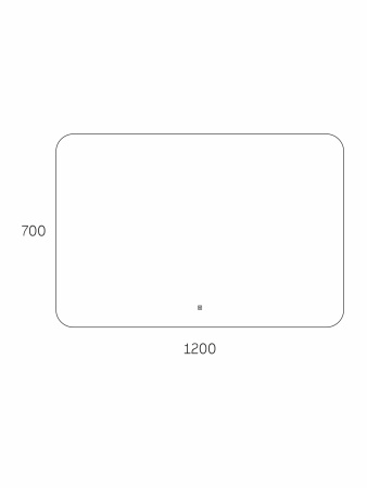 Зеркало Taliente Zled TA-Zled-B12070 120х70 LED