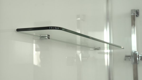 Душевая кабина Timo Premium IMPI  (100*100*220), стульчик прозрачный