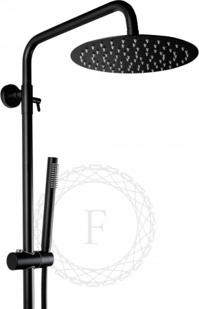Душевая система FILARETE Roun FL2020 (Черный матовый)