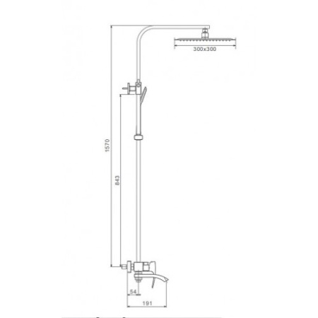 Душевая система Gappo G2407-9