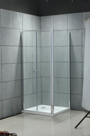 Душевой уголок Roxen Lima 55070-90 (90х90) стекла прозрачные/профиль хром