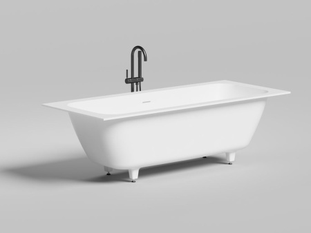 Ванна встраиваемая Salini ORLANDA AXIS KIT 190x80 покраска по RAL полностью, S-Stone, матовый 103321MF