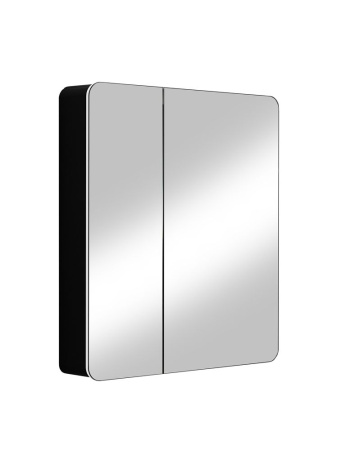 Зеркало-шкаф Reflexion Black LED 760х850 RF2002BL