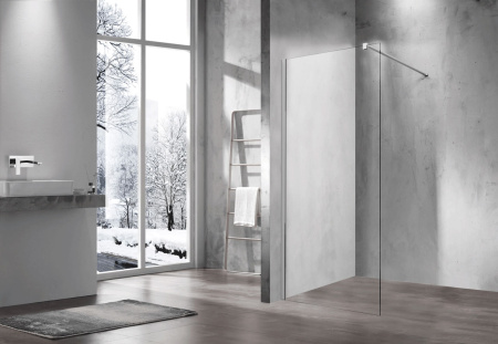 Душевая перегородка Vincea Walk-In VSW-1H800CL, 800*2000, хром, стекло прозрачное