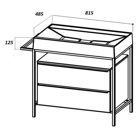 Умывальник Бёрн Бн-1000, Белый