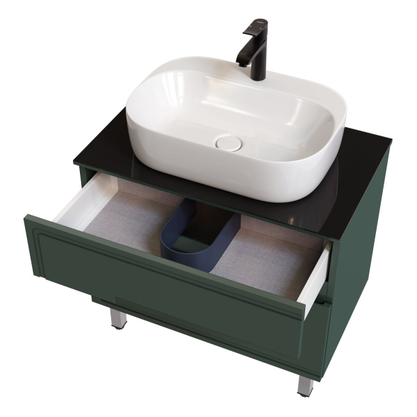 Тумба под столешницу Taliente Cevia TA-MBC-80PS-grigio verde 80 см подвесная