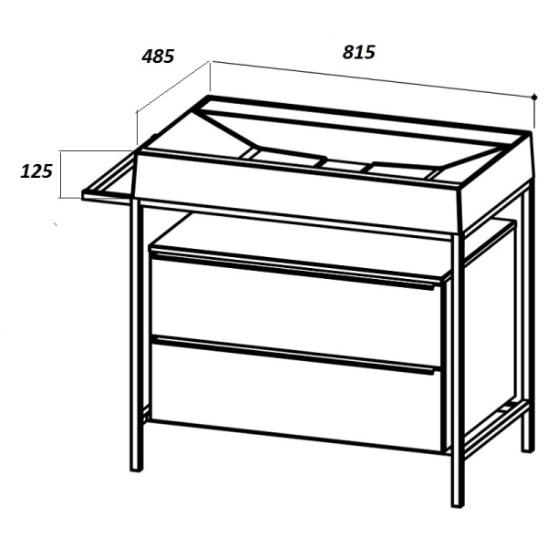 Умывальник Бёрн Бн-1000, Белый