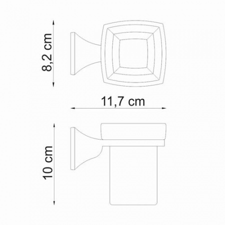 Подстаканник WasserKRAFT Wern K-2528