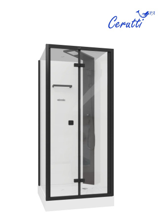 Кабина BELLA90B душевая без крыши Ceruttispa (90x90x215-225)