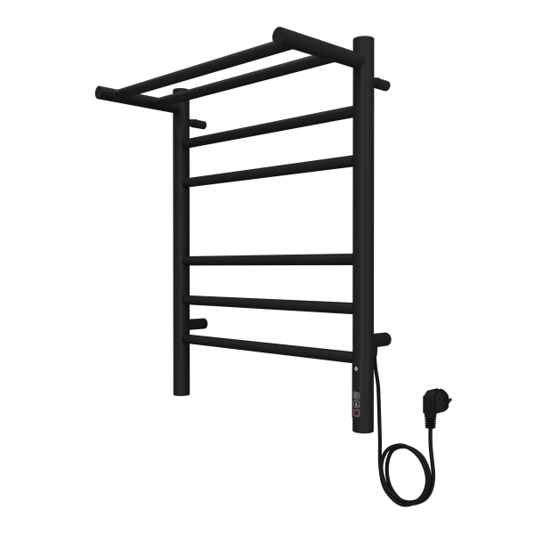 Аврора с/п П6 450х600 электро КС 9005 матовый ( new встроен диммер) Полотенцесушитель TERMINUS