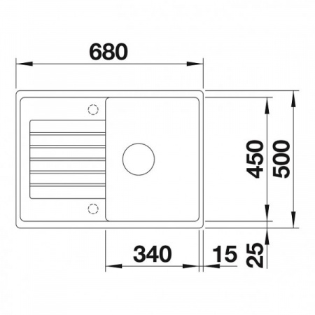 Кухонная мойка Blanco Zia 45S Compact (антрацит)