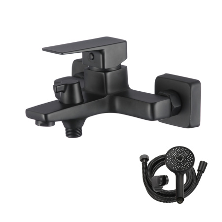 Смеситель для ванны WesnaArt NARCIS NAR06-310BL-25201, черный