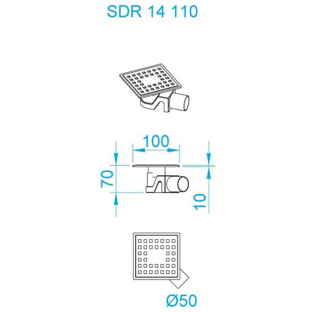 Душевой трап RGW SDR-14B 47211411-04