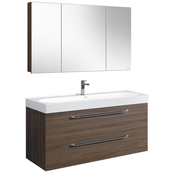 Тумба под умывальник Belux Стокгольм НП 120-02 Орех Карини натуральный