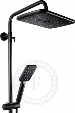 Душевая система FILARETE FL2050 с термостатом (Черный матовый)