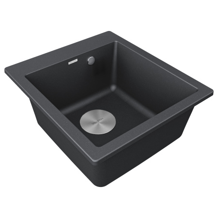 Мойка Paulmark KANTE 45 PM104651-BL 510х465х200 мм, IT-GRANIT, черный
