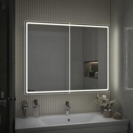 Зеркальный шкаф VIGO Geometry 222, 100 см