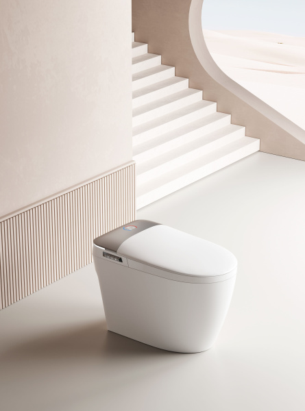 Унитаз ERSILIA Smart напольный с дистанционным управлением Ceruttispa CT10616 (680x400x470)