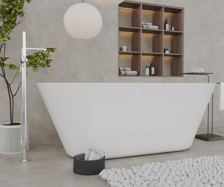 Ванна AQUAme акриловая отдельностоящая AQM3501GW