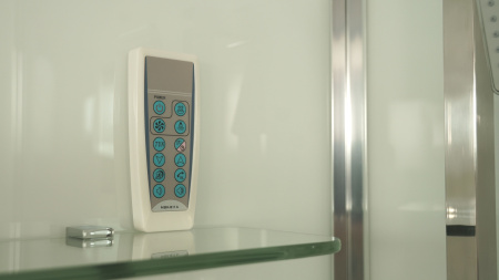 Душевая кабина Timo Premium IMPI  (100*100*220), стульчик прозрачный