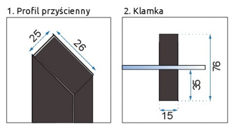 Душевая дверь Rea Rapid Fold 80 Rea-K6418 складная, черный