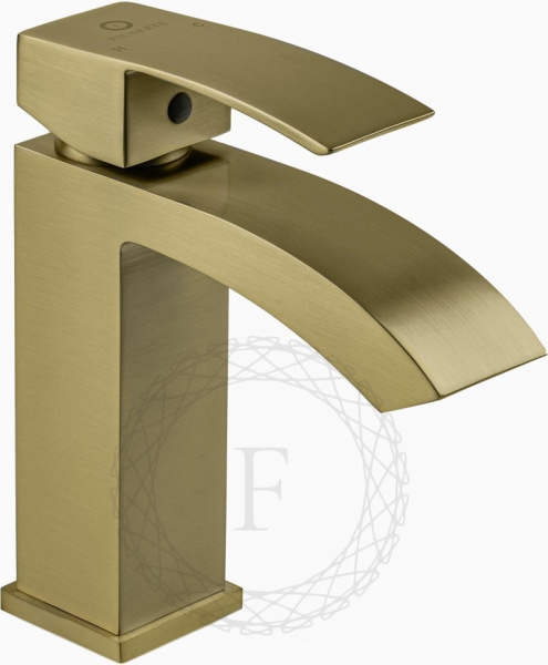 Cмеситель для раковины FILARETE Waterfall FL5010 (Матовое золото)