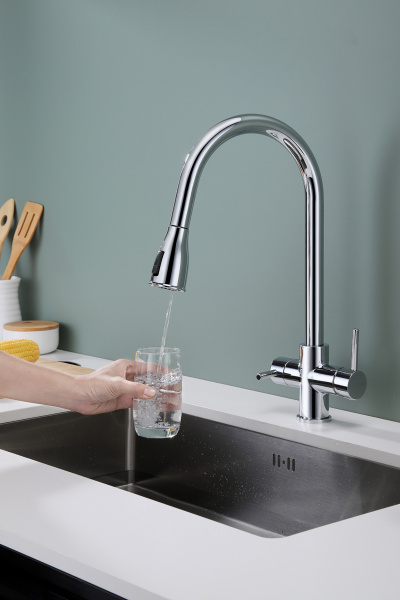 Смеситель для кухни Paulmark LANGE La214212-CR, хром