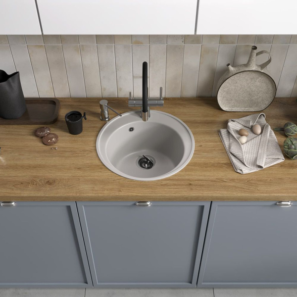 Кухонная мойка Reflection Arena RF0148GR, серый