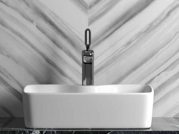 Умывальник чаша накладная прямоугольная Ceramicanova Element 480*370*130мм, Белый, CN6033