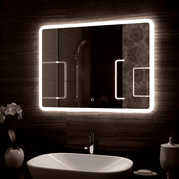 Зеркало Континент Demure LED 900x800