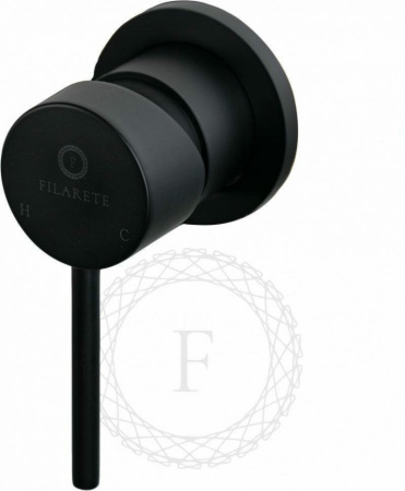 Cмеситель для раковины FILARETE Roun FL4020 (Черный матовый)