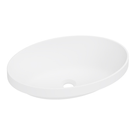 Умывальник Belux Джаз 540 Эллипс, Белый матовый