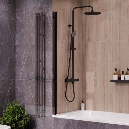 Ограждение на ванну Reflexion RX15070CBL-23 150х70см Slider, прозрачное закаленное стекло 5мм