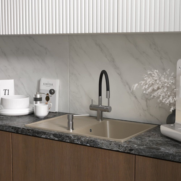 Кухонная мойка Reflection Bolero RF0574BE, бежевый