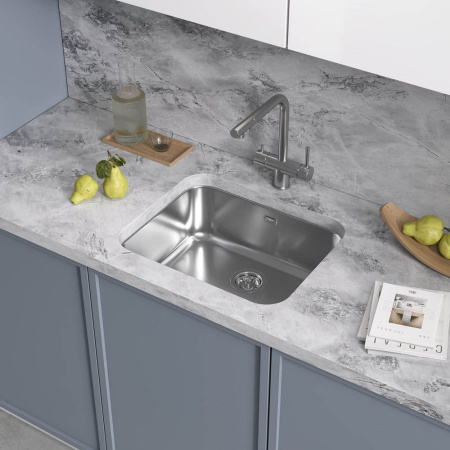 Кухонная мойка Reflexion Orta RX2454SS полированная сталь