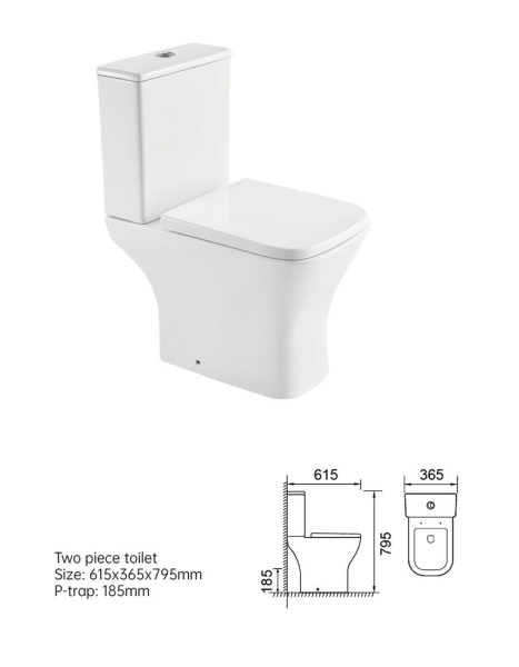 Унитаз Taliente Elegante Vortex EL45055 напольный с бачком