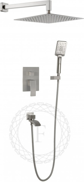 Душевая система скрытого монтажа FILARETE Waterfall FL1010 (Никель)
