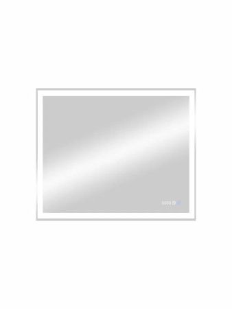 Зеркало Континент Clamm LED 800х700 c подогревом и часами