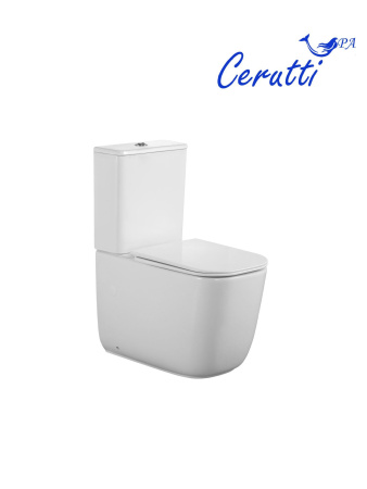 Унитаз MIRKO Tornado напольный безободковый CT11090 (620х355х790) Ceruttispa