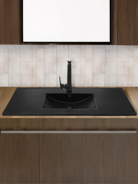 Раковина врезная WeltWasser WW SK DEILBACH 7506-120 MT-BL