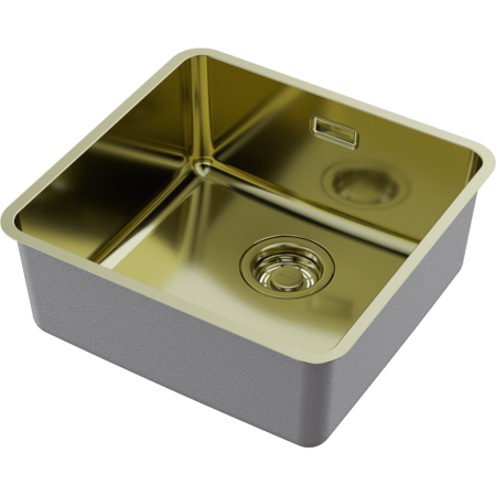 Кухонная мойка Omoikiri Omi 43-U/I Ultra-LG нерж. сталь/светлое золото 4997412