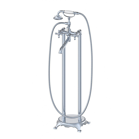 Смеситель для ванны напольного монтажа WONZON & WOGHAND, Хром (WW-88649020-CR)