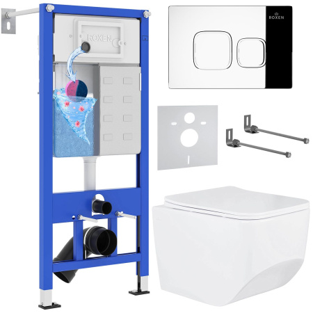 Комплект 6 в 1 Roxen StounFix Dual Fresh 552158 (состоит из: 710200, Santi 410280CH, 530145-01)